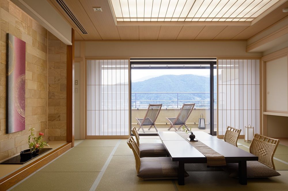 Fujikawaguchiko Onsen Konanso Ξενοδοχείο Εξωτερικό φωτογραφία A traditional Japanese room
